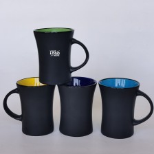 10.2 oz Waist Ceramic Coffee Cup